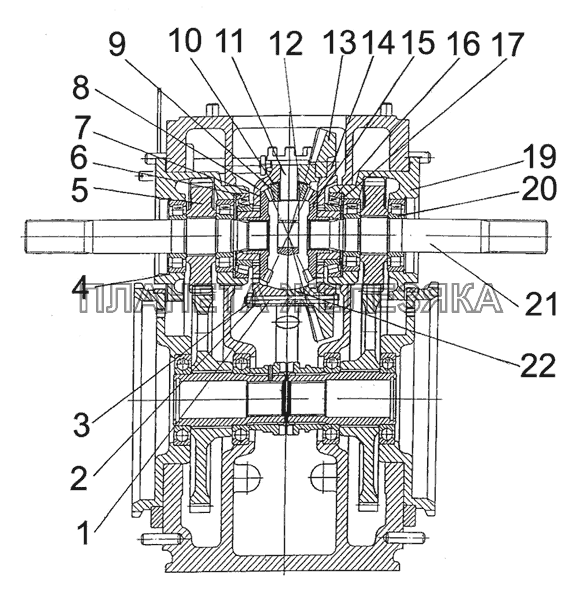 Дифференциал, стакан подшипников МТЗ-2022