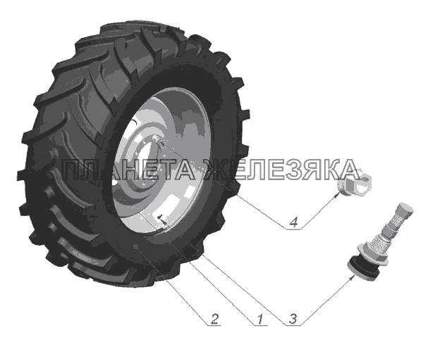 Колеса задние ведущие МТЗ-2022