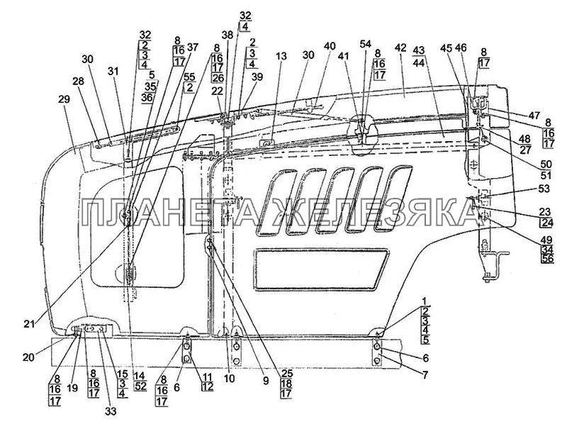 Облицовка МТЗ-2022