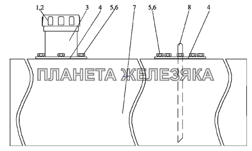 Бачок топливный МТЗ-2103 Бачок топливный МТЗ-2103