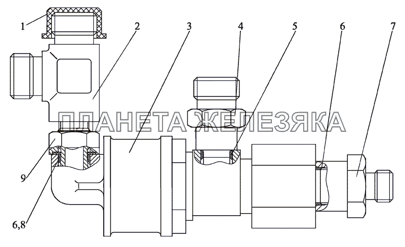 Гидрозамок МТЗ-2103