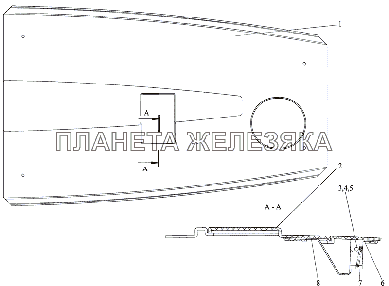 Капот МТЗ-2103 Капот МТЗ-2103