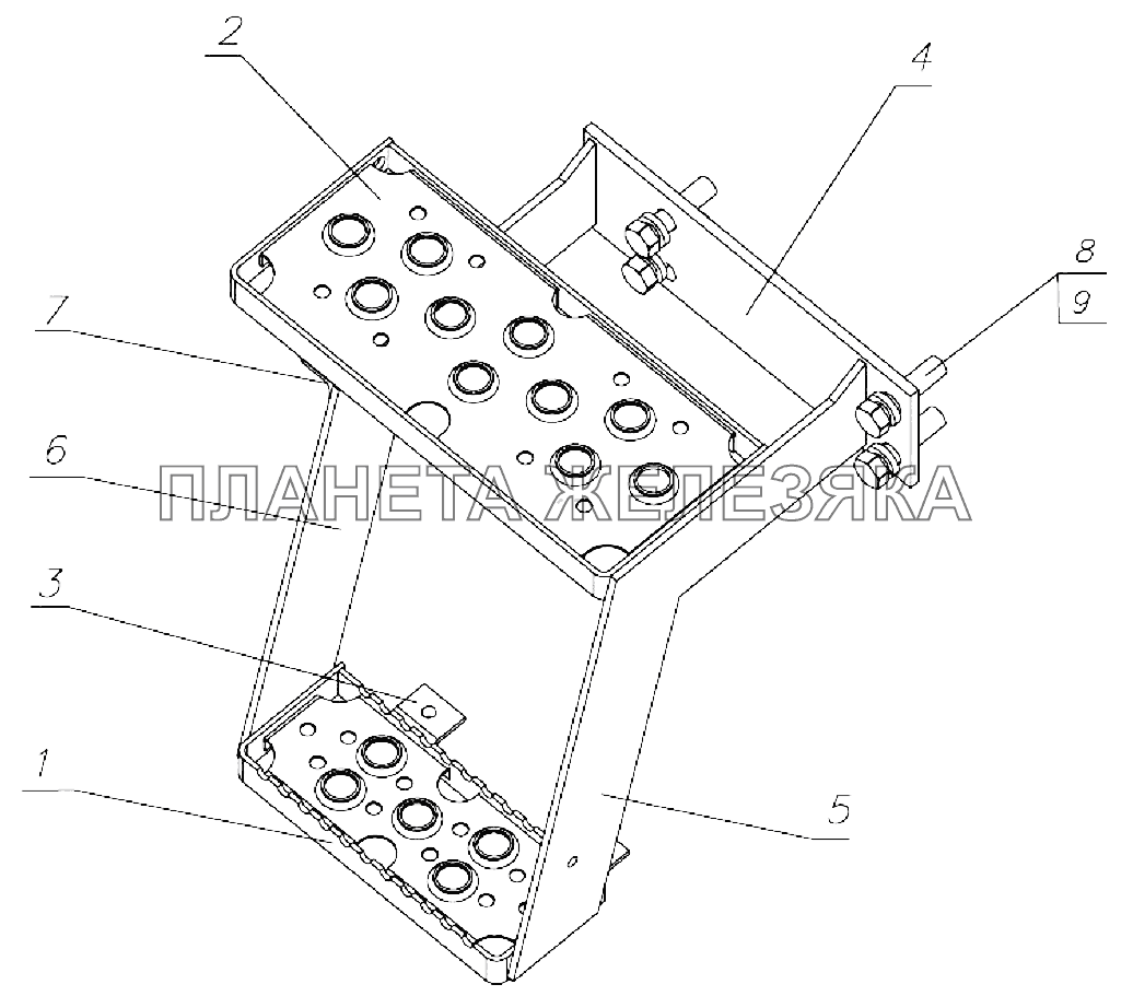 Подножка Беларус-2122.3/2122.4