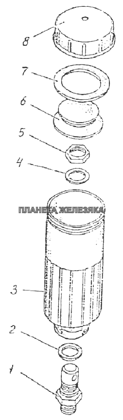 Бачок Беларус-2122.3/2122.4