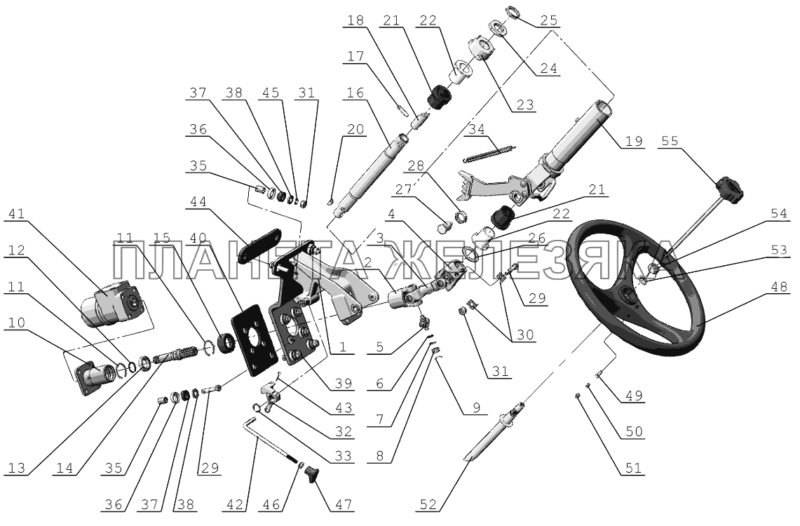 Колонка рулевая Беларус-2122.3/2122.4