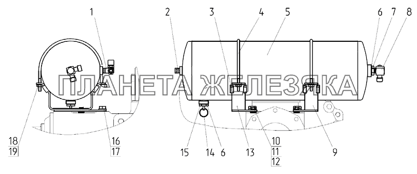 Баллон Беларус-2122.3/2122.4