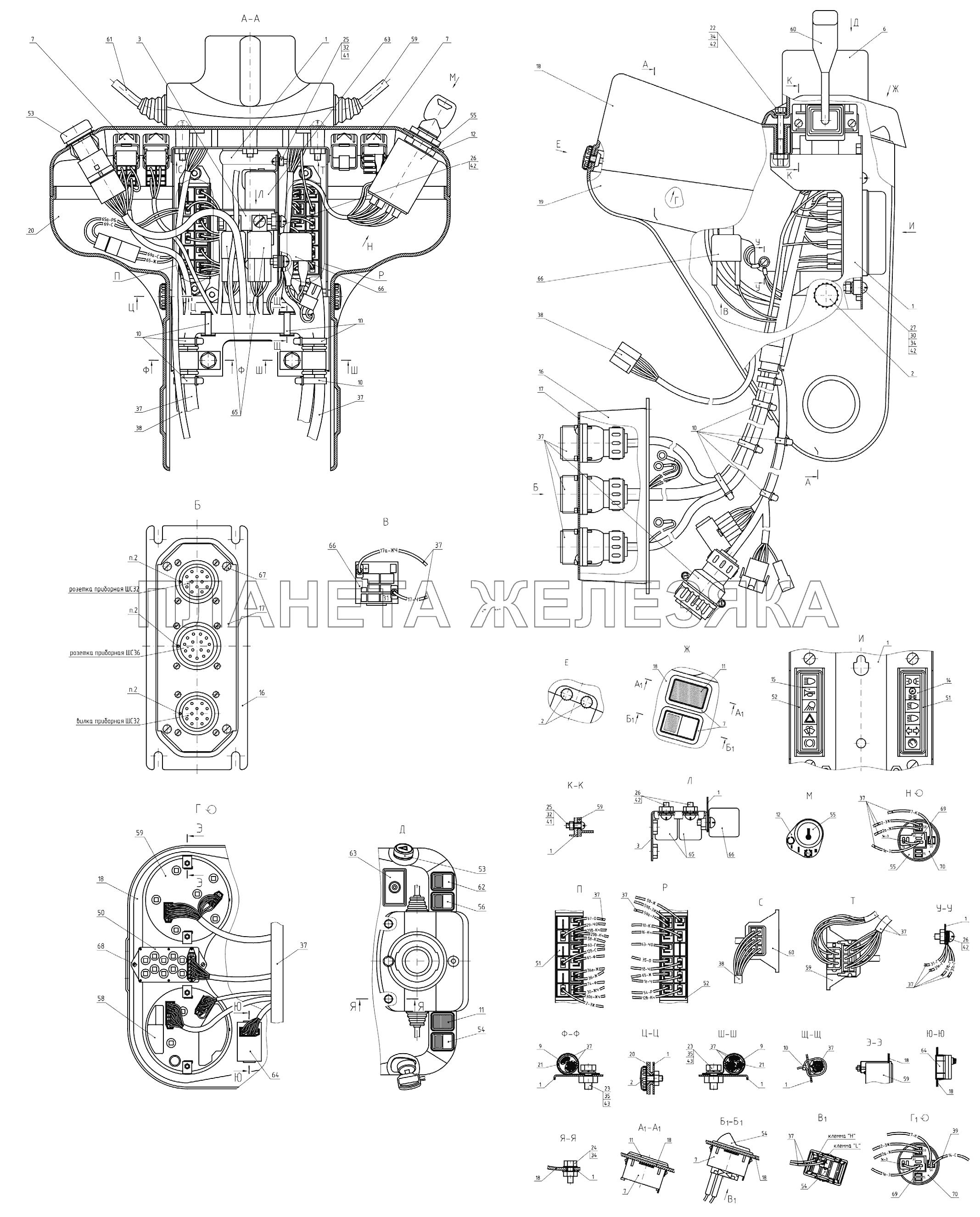 Щиток приборов 925-3805110-03 Беларус-2122.3/2122.4