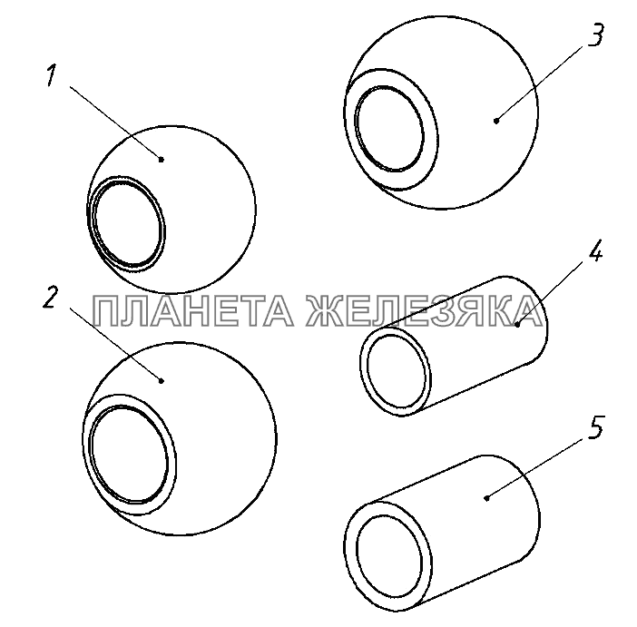 Шарниры и переходные элементы Беларус-2122.3/2122.4