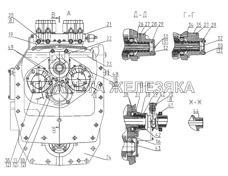 Корпус сцепления МТЗ-2522