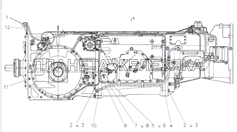 Трансмиссия МТЗ-2522