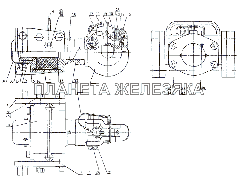 Крюк с амортизатором МТЗ-2522