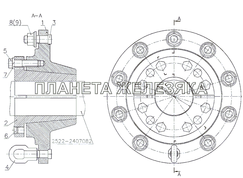 Ступица МТЗ-2522