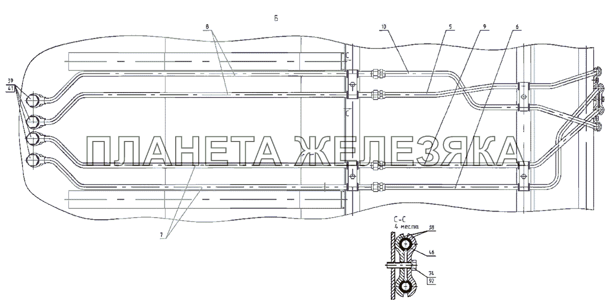 Управление рулевое (для тракторов 2822ДЦ/2822.1) МТЗ-2522