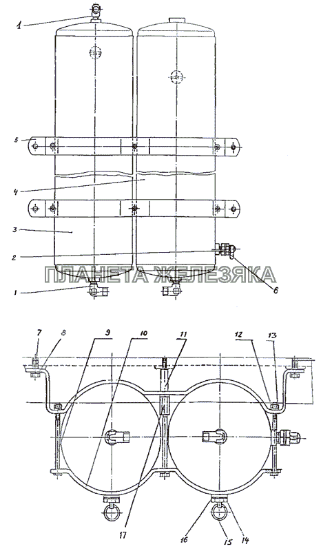 Баллон МТЗ-2522