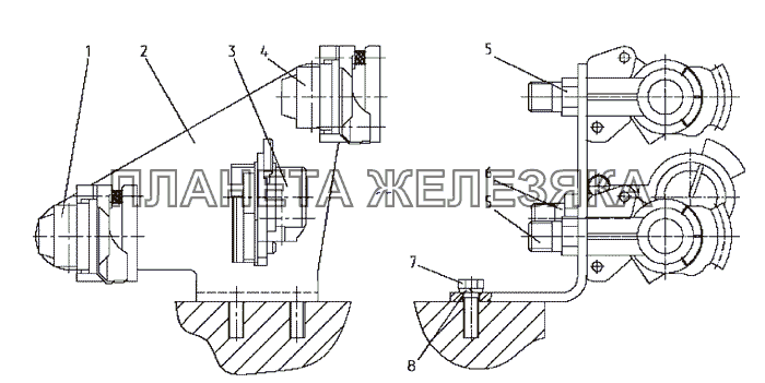 Установка соединительной головки МТЗ-2522