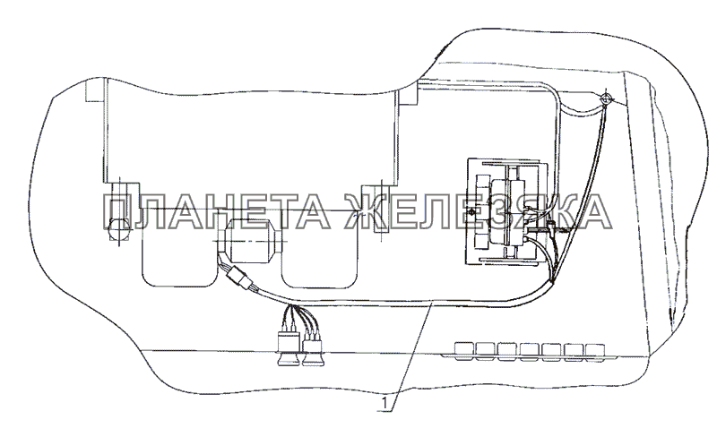 Электрооборудование кондиционера МТЗ-2522