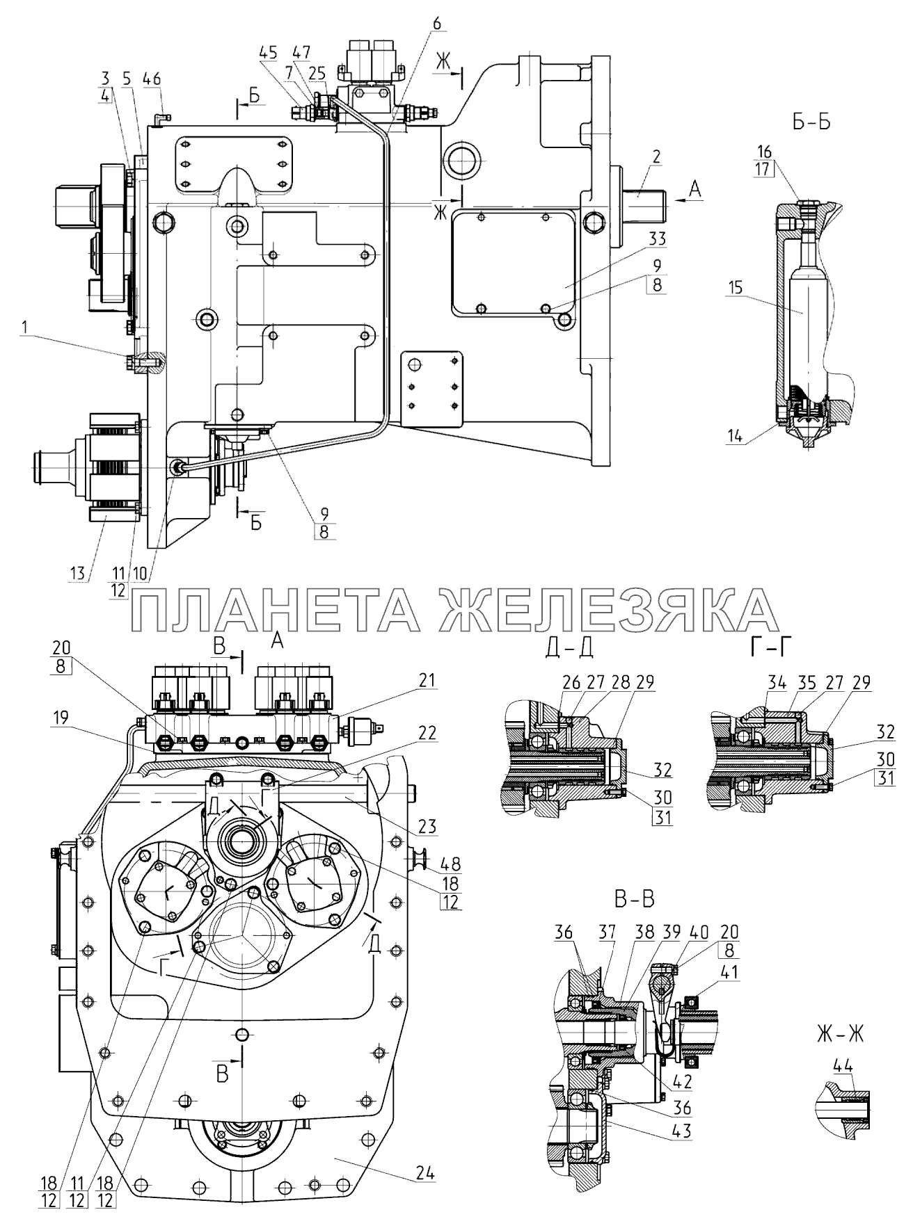 Корпус сцепления Беларус-3022ДЦ.1 Корпус сцепления Беларус-3022ДЦ.1