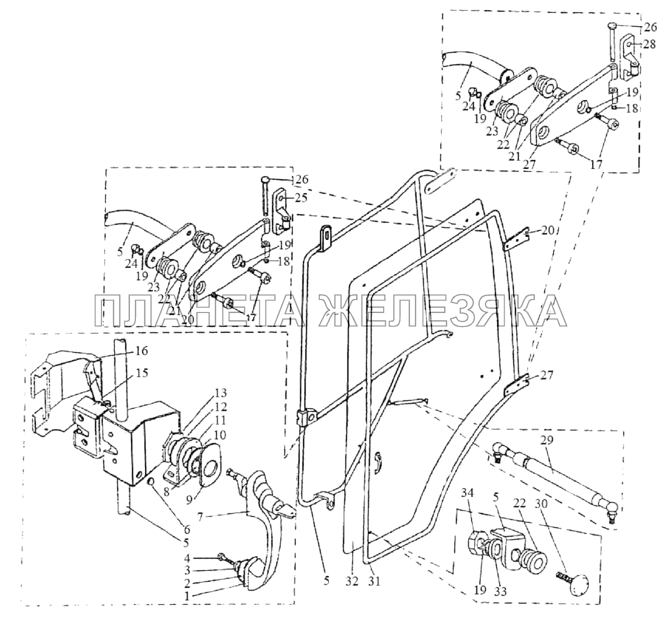 Дверь кабины Беларус-3022ДЦ.1