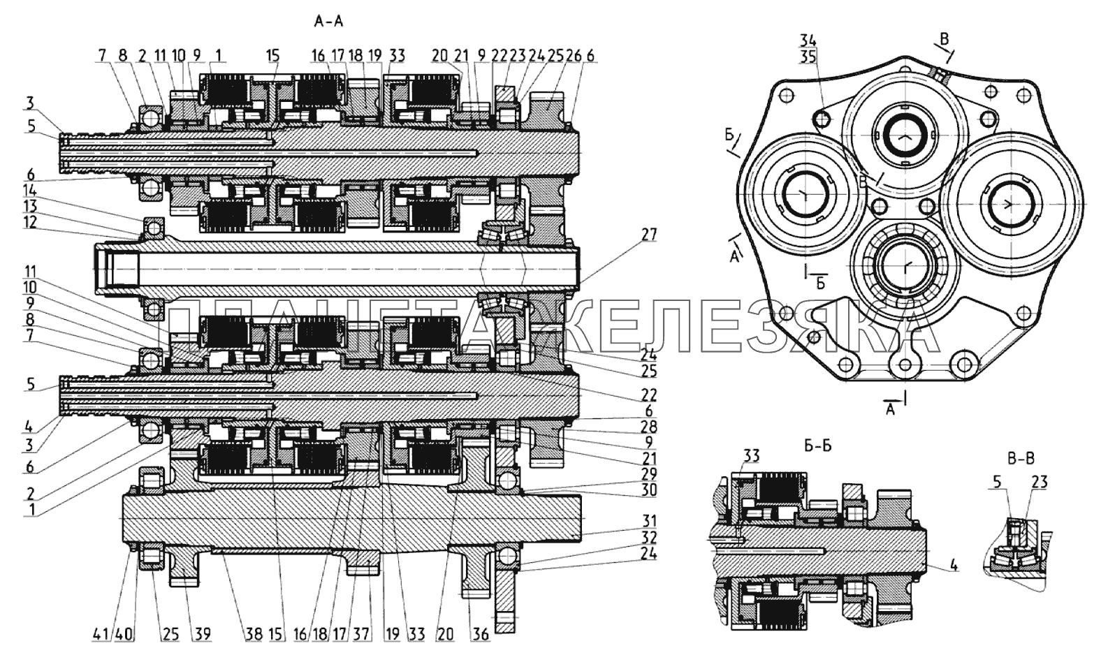 Узел передач Беларус-3022ДЦ.1 Узел передач Беларус-3022ДЦ.1