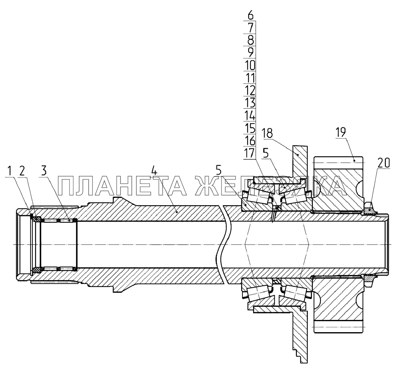 Вал первичный Беларус-3022ДЦ.1