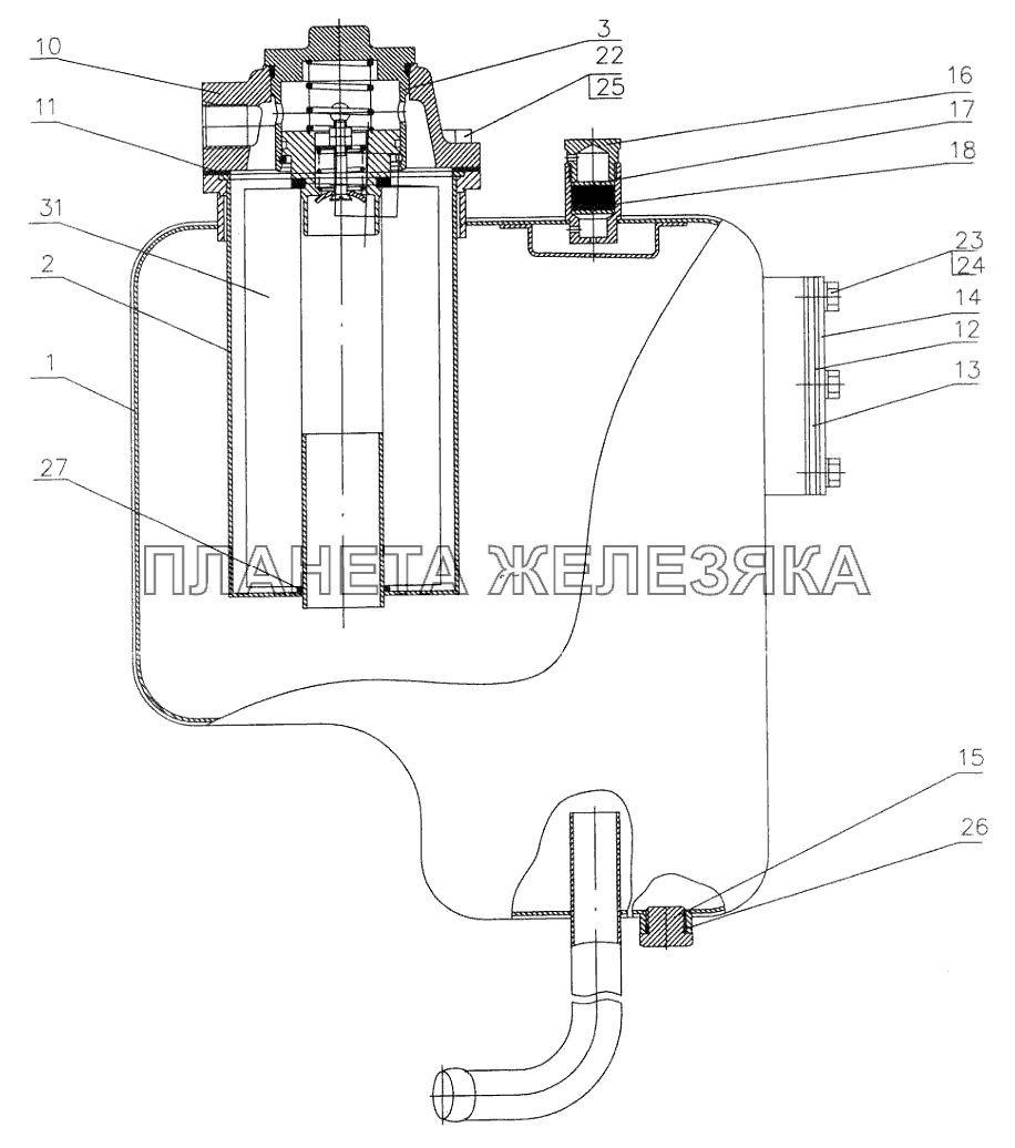 Бак Беларус-3022ДЦ.1