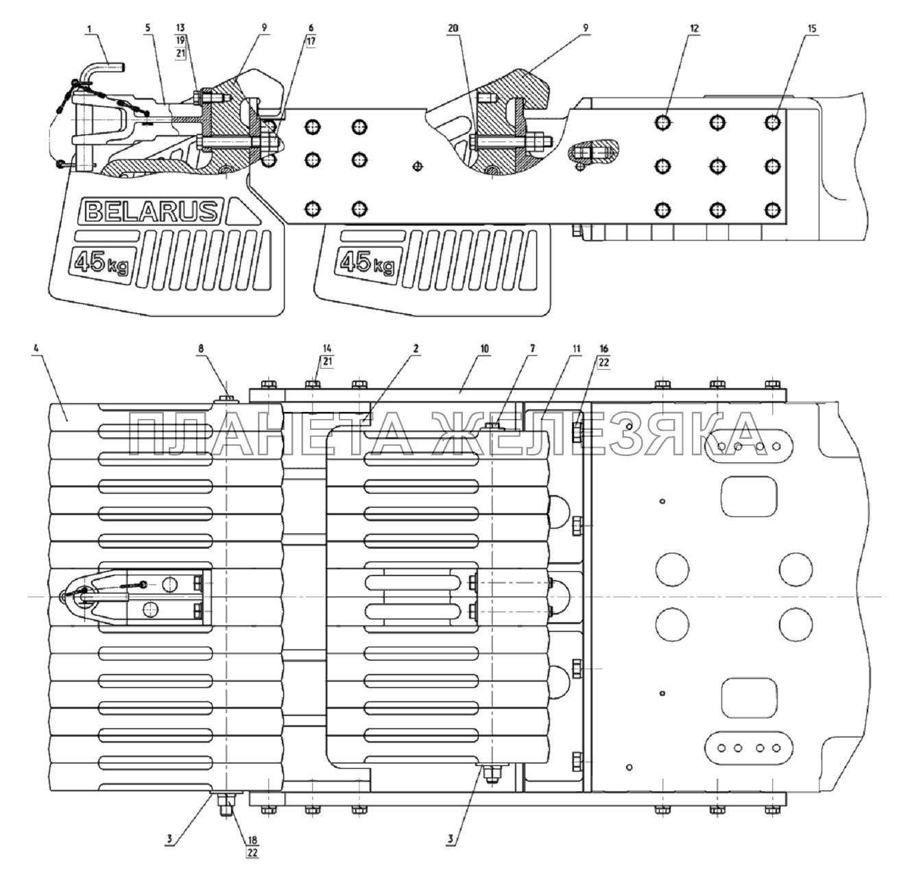 Балласт Беларус-3022ДЦ.1