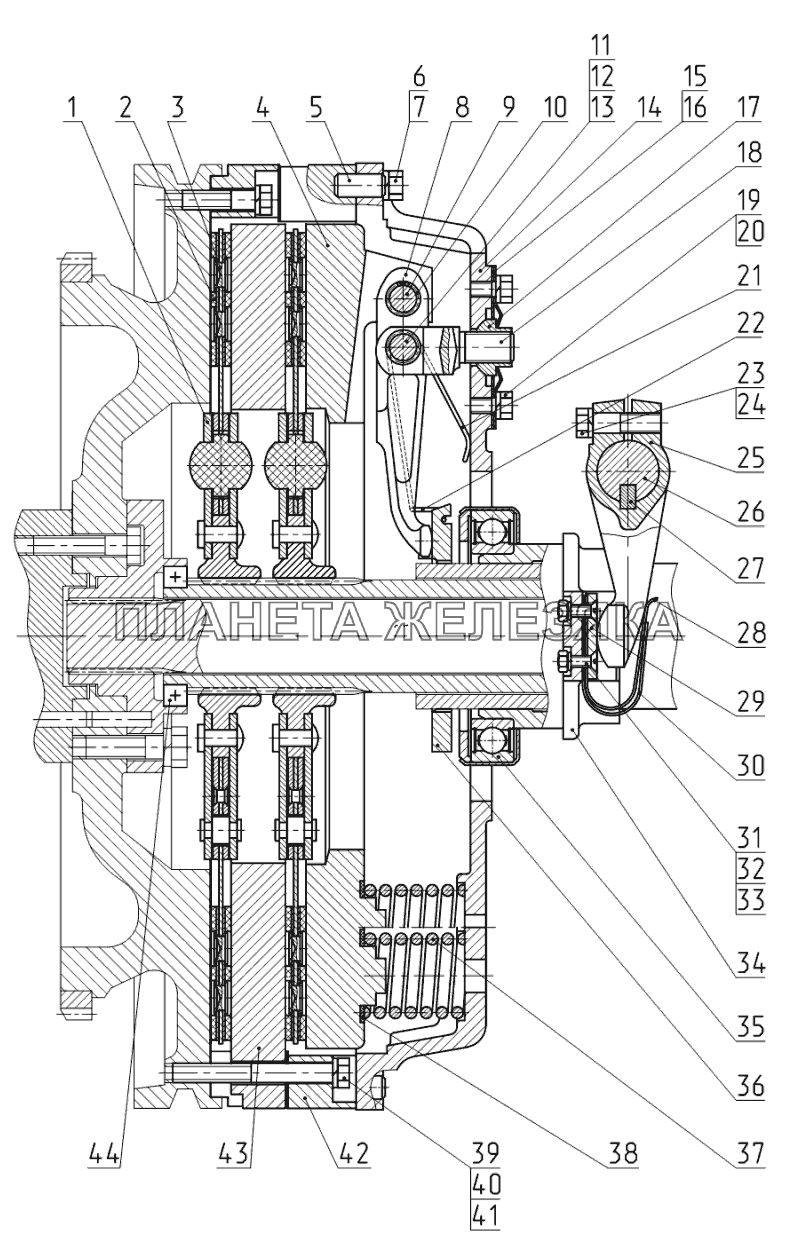 Установка сцепления МТЗ-3522