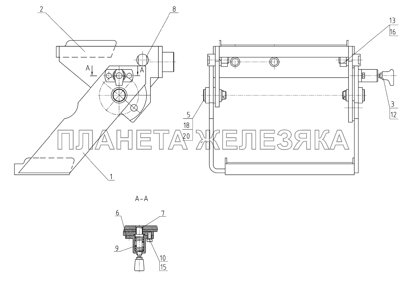 Подножка МТЗ-3522 Подножка МТЗ-3522