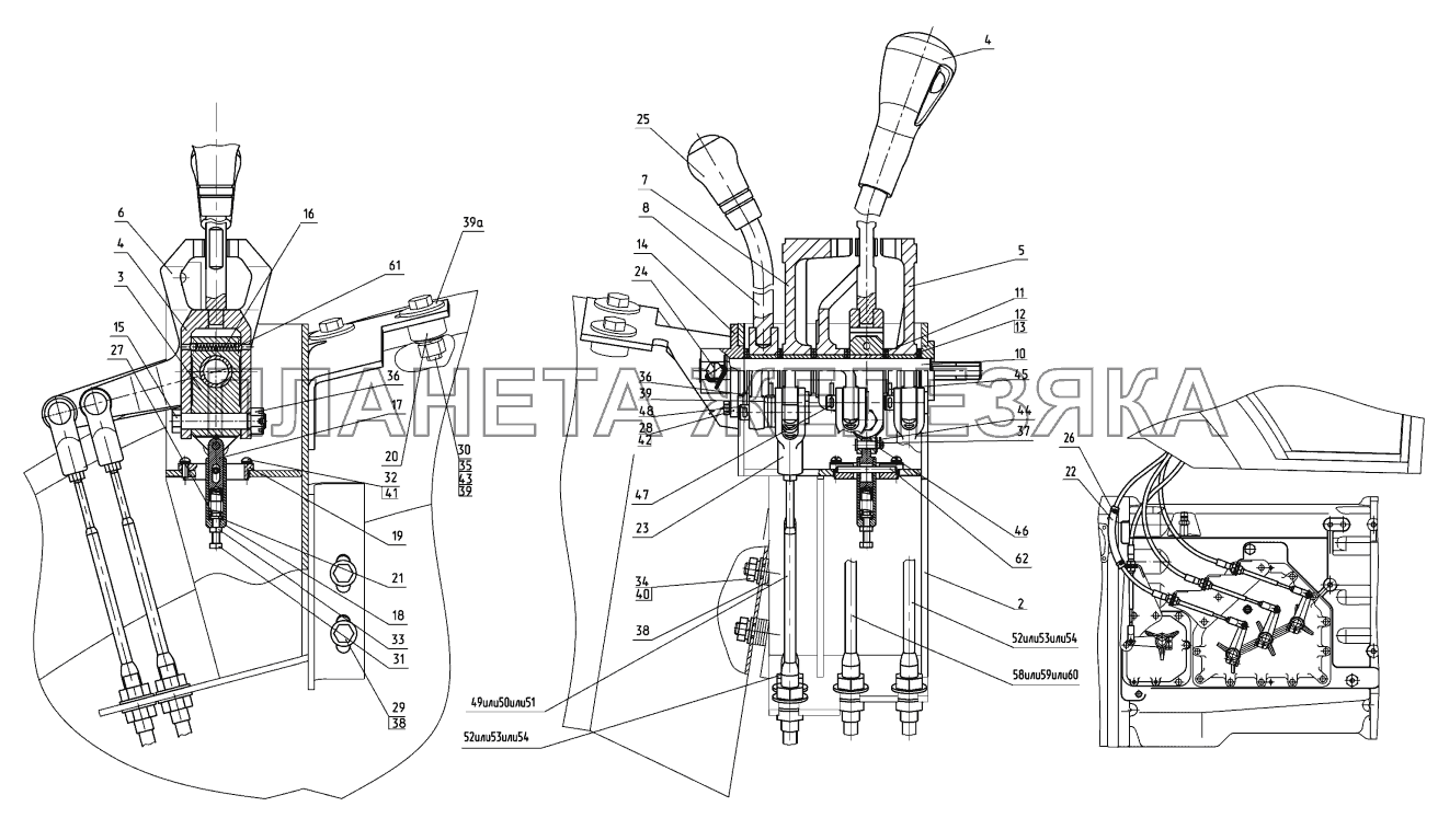 Механизм управления МТЗ-3522