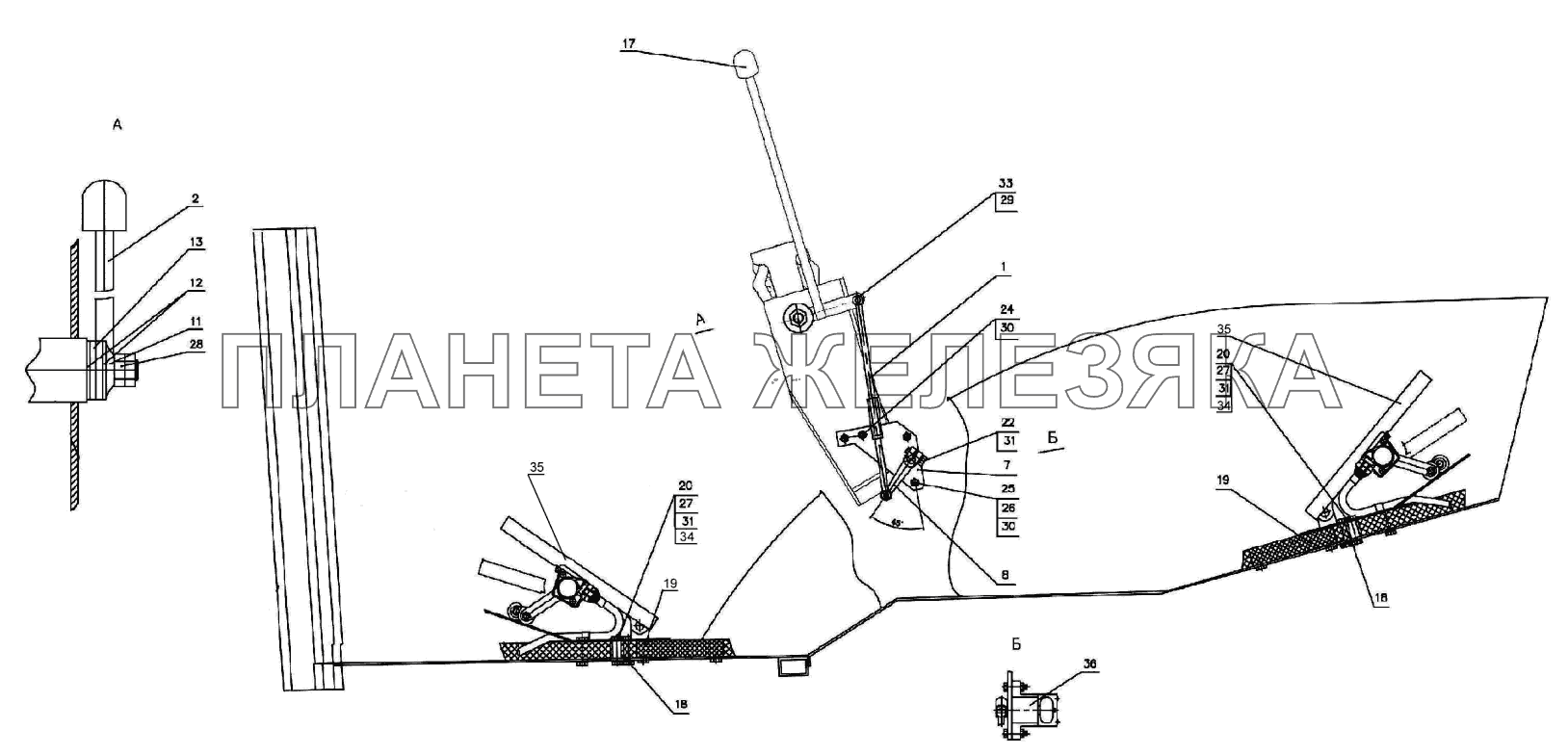 Управление подачей топлива МТЗ-3522