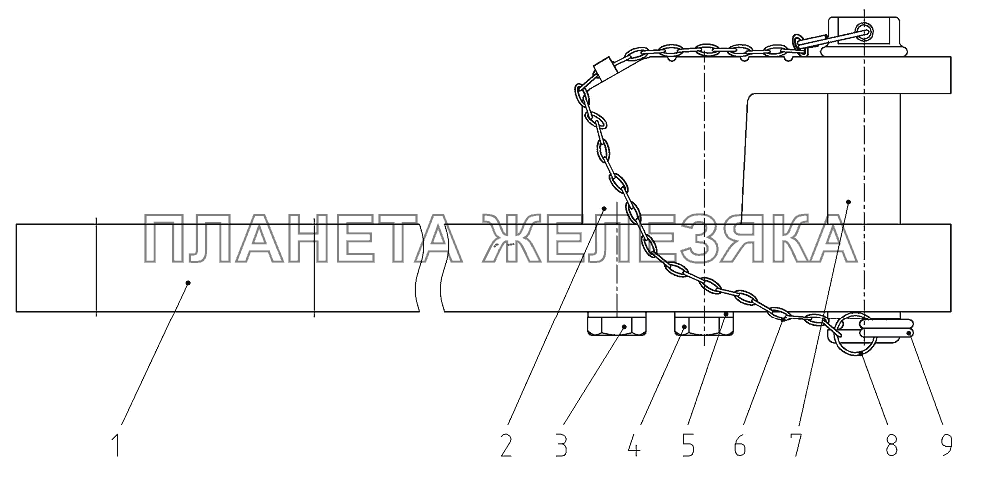 Тяга МТЗ-3522