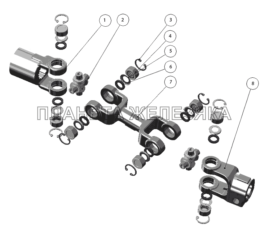 Кардан МТЗ-3522