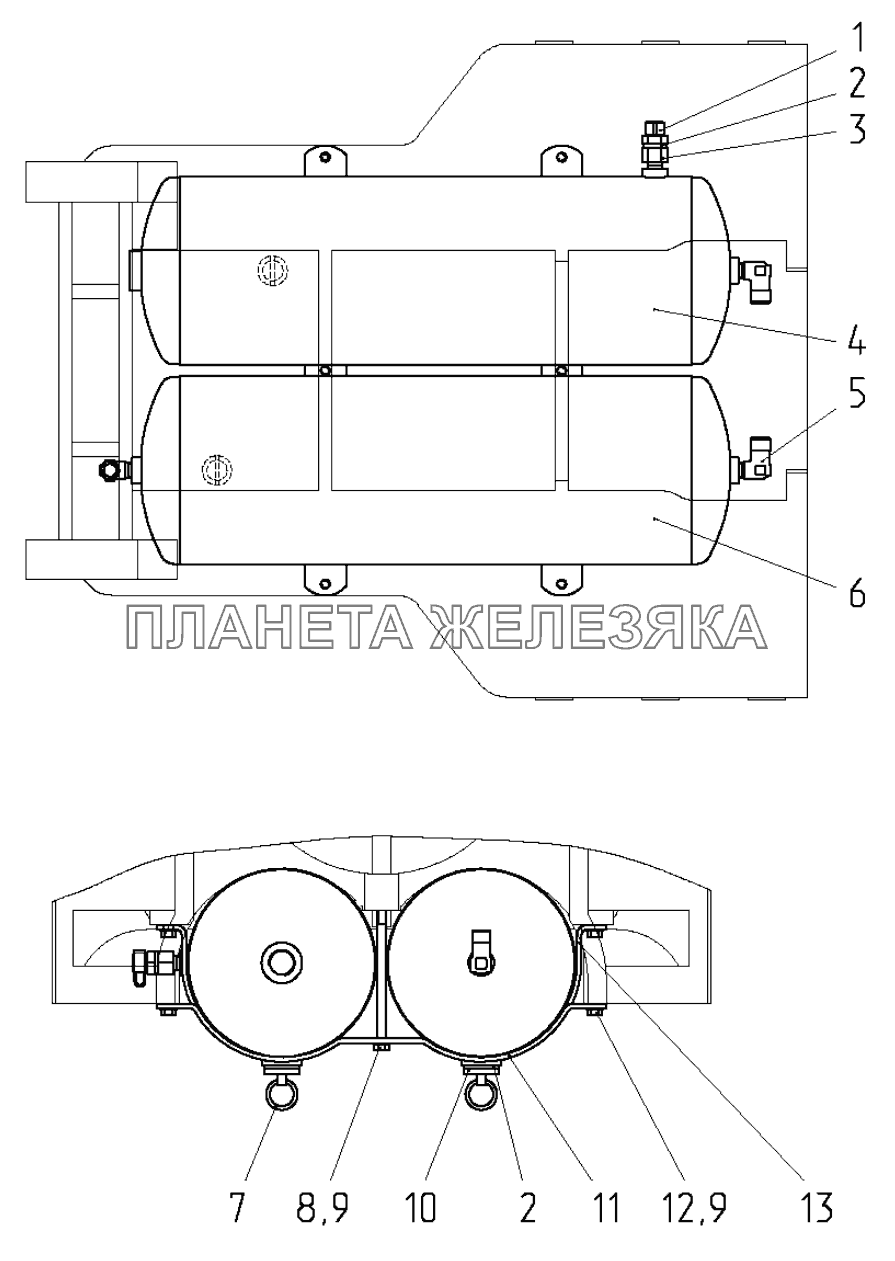 Баллон МТЗ-3522