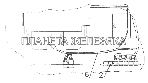 Электрооборудование отопителя МТЗ-3522