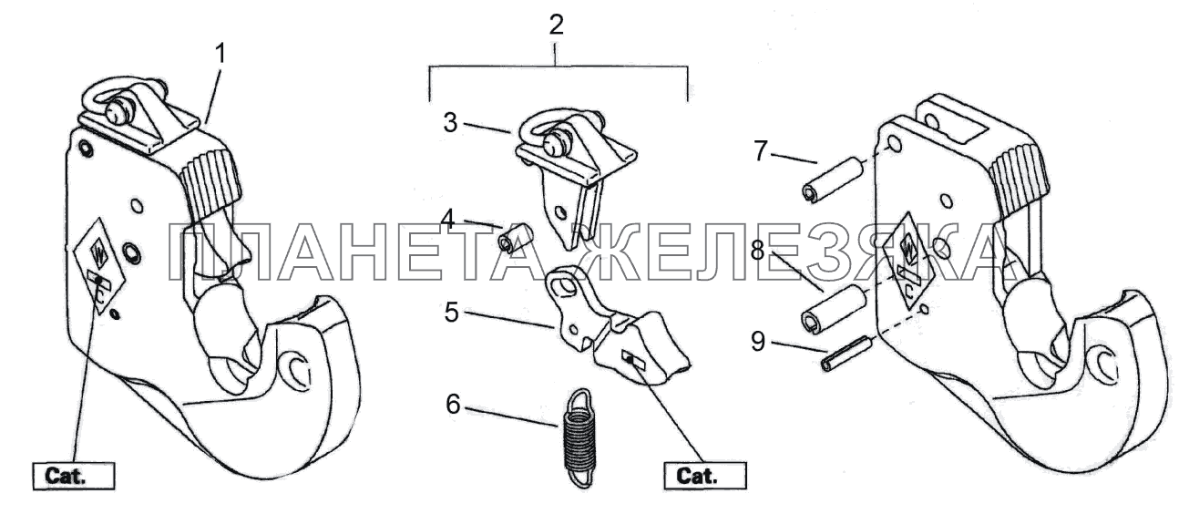 Захват Walterscheid 2кат., 3кат. МТЗ-3522