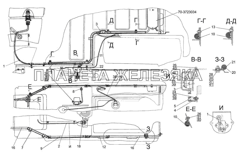 Электрооборудование кабины МТЗ-510/512, 520/522