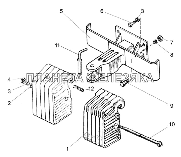 Балласт передний МТЗ-510/512, 520/522