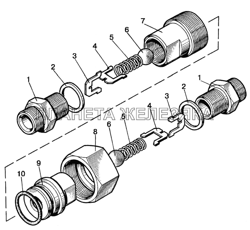 Запорное устройство МТЗ-510/512, 520/522