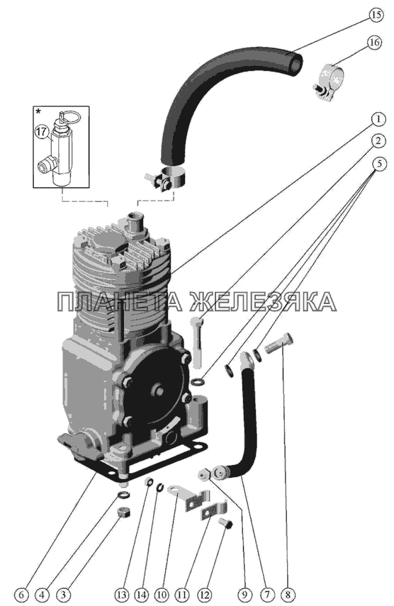 Компрессор МТЗ-570