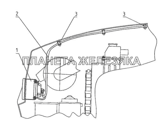 Установка фар дорожных МТЗ-570