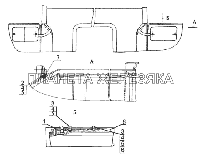 Установка фонарей передних МТЗ-570