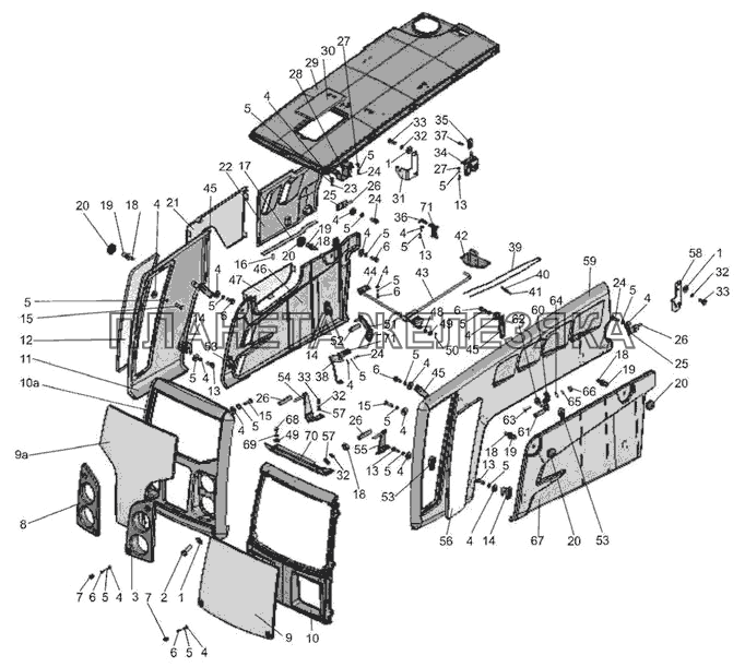 Облицовка МТЗ-570