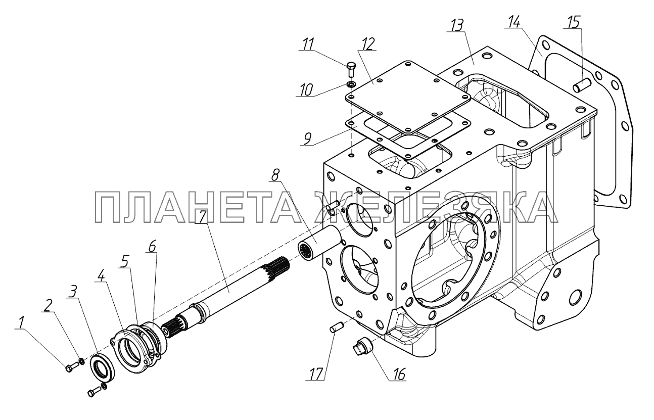 Задний мост Беларус-622