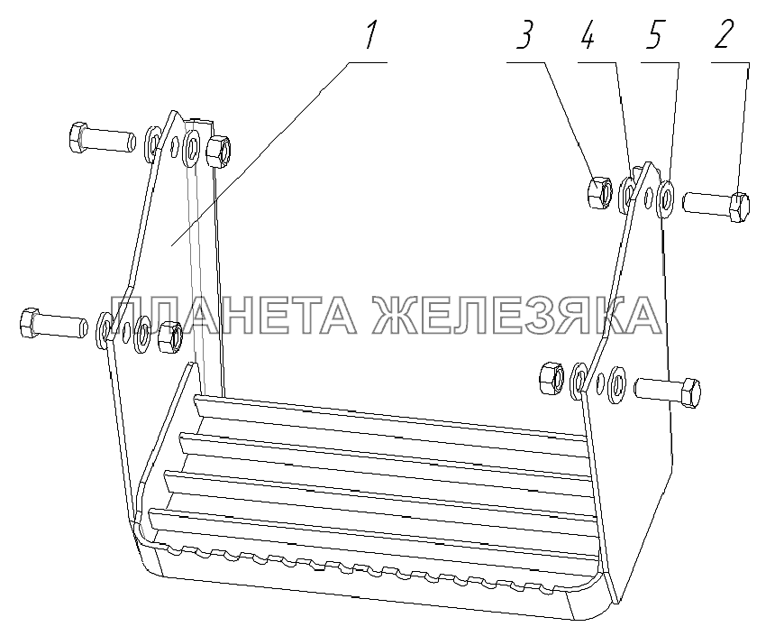 Подножка Беларус-622