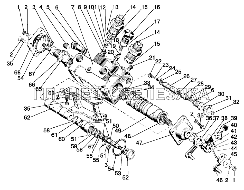 Регулятор с кронштейном МТЗ-80.1