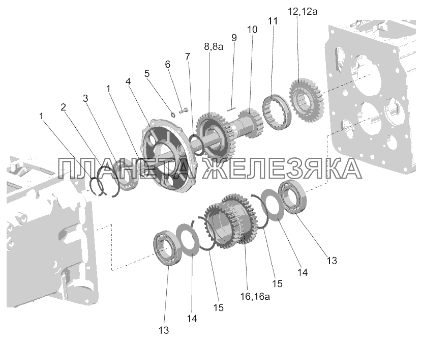 Механический понижающий редуктор МТЗ-80.1