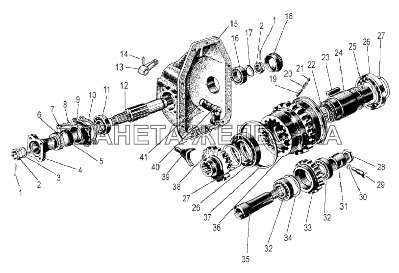 Раздаточная коробка МТЗ-80.1