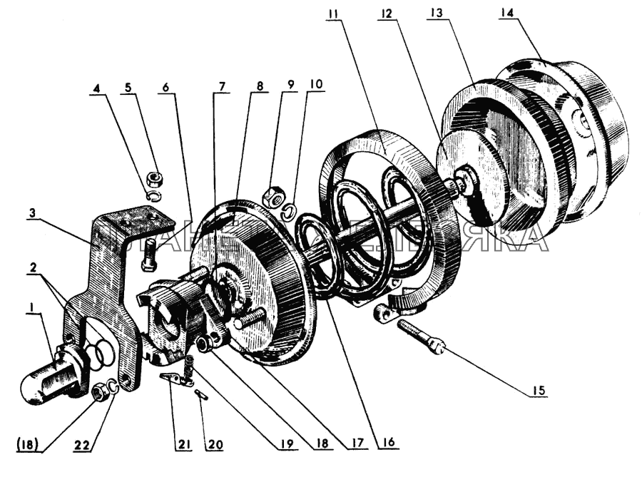 Пневмопереходник МТЗ-80