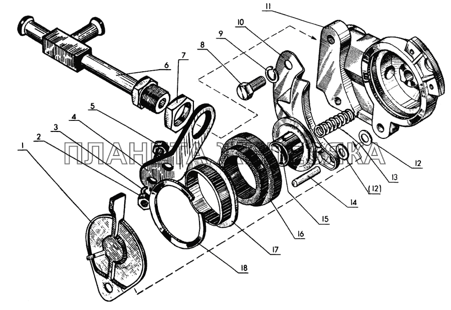 Соединительная головка МТЗ-80