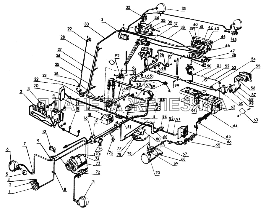 Электрооборудование (МТЗ-80.1/82.1, МТЗ-82Н, МТЗ-82Р) МТЗ-80